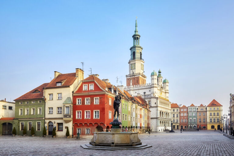 Market square in Poland